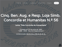 Tablet Screenshot of concordia56.org